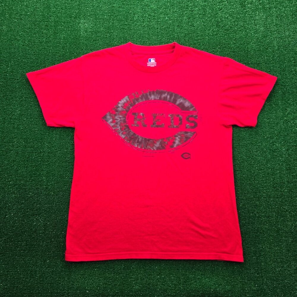 Cincinnati Reds Tshirt Mens Medium Red Short Sleeve MLB Baseball Sports Tee